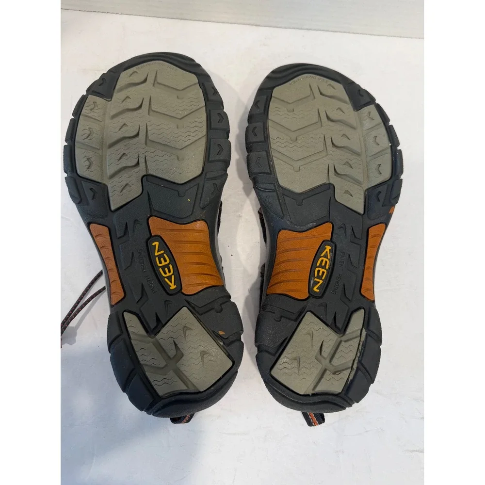 Keen Newport H2 Sport Sandals Mens Charcoal Gray Orange Waterproof Sz 9.5 - Picture 9 of 11